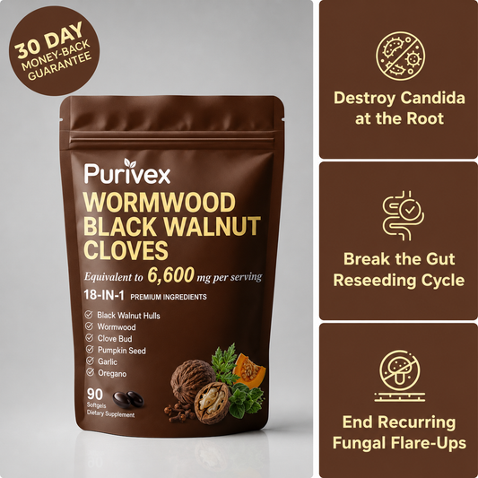 Flush Out Hidden Parasites & Larva with Wormwood Black Walnut Cloves