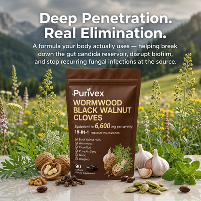 Flush Out Hidden Parasites & Larva with Wormwood Black Walnut Cloves