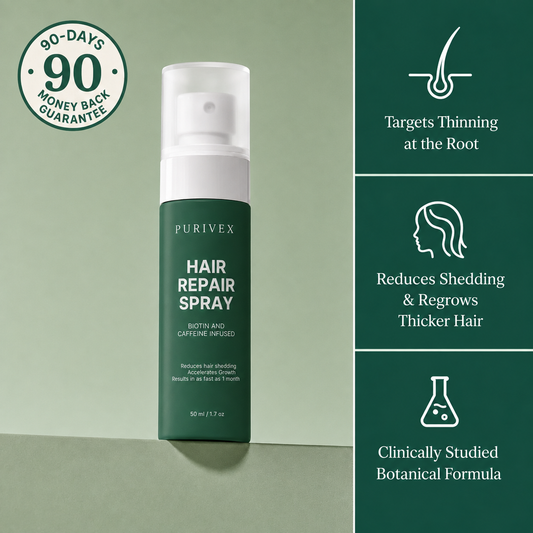 Purivex Repair Spray — Eliminates Thinning Hair